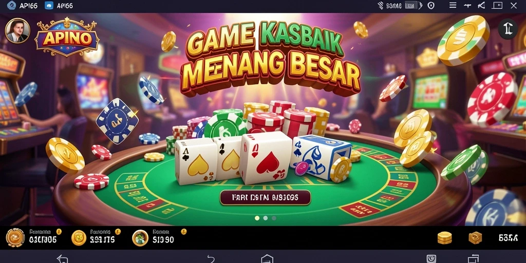 Screenshot gameplay Kasino dari API66 yang menarik dan mendebarkan.