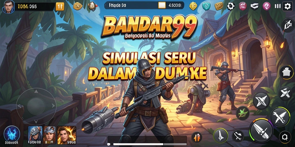 Screenshot game BANDAR99 yang menampilkan aksi seru gameplay simulasi.
