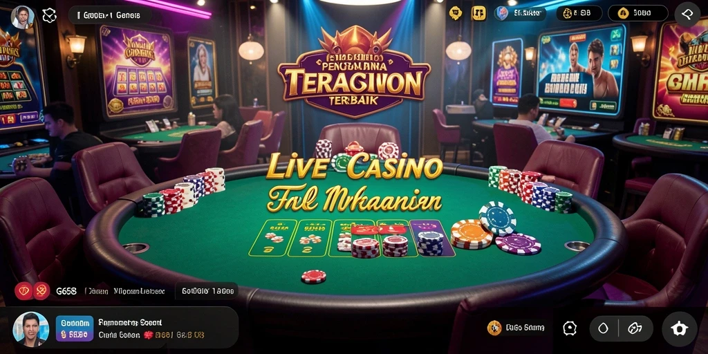 Tampilan gameplay Live Casino G668 yang seru dan interaktif.