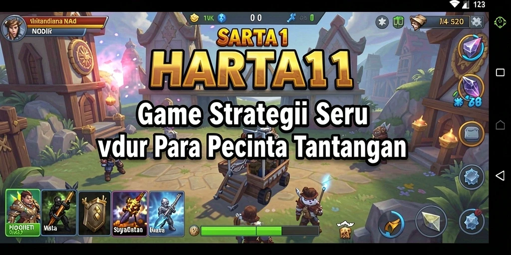 Tampilan gameplay HARTA11 yang mendebarkan dan penuh strategi.