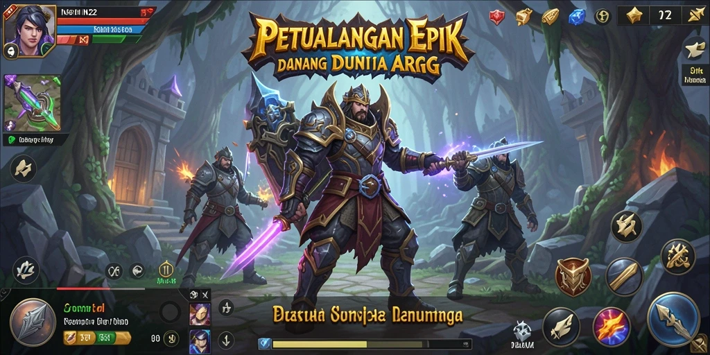 Screenshots gameplay IN22 menampilkan pertarungan mendebarkan dan eksplorasi dunia.