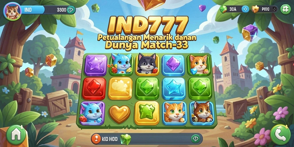 Tampilan gameplay IND777 yang seru dan penuh warna.
