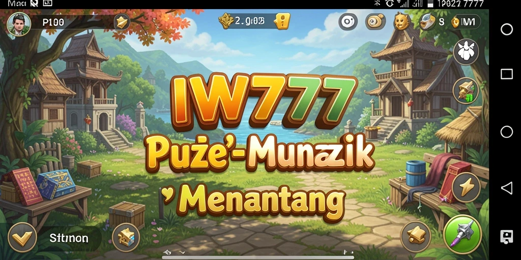 Screenshot gameplay IW777 menampilkan tantangan Puzzle seru.