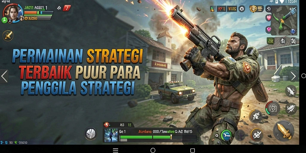 Tangkapan layar gameplay JAGO11 yang menunjukkan strategis pertempuran yang mendebarkan.