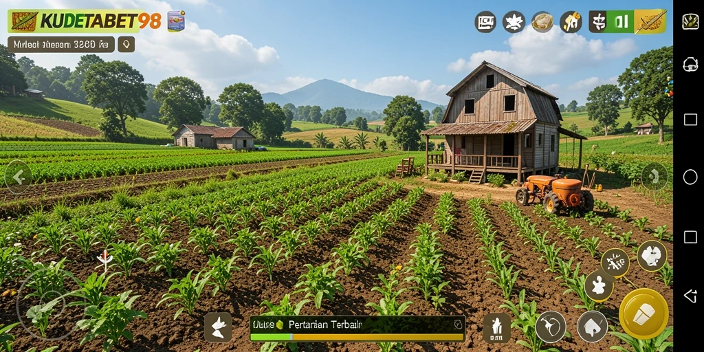 Tampilan gameplay KUDETABET98 yang menarik dan interaktif dalam pertanian.