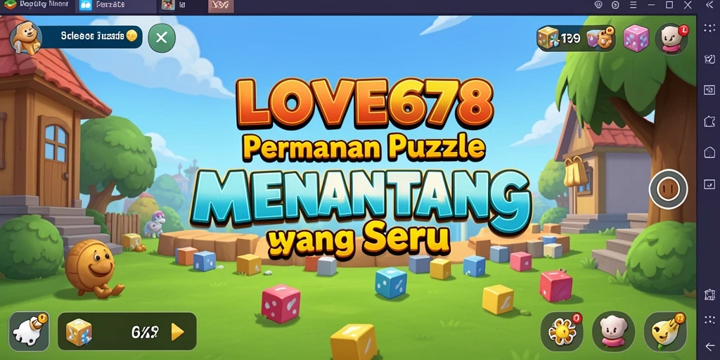 Tampilan gameplay LOVE678 yang menantang dan penuh warna.