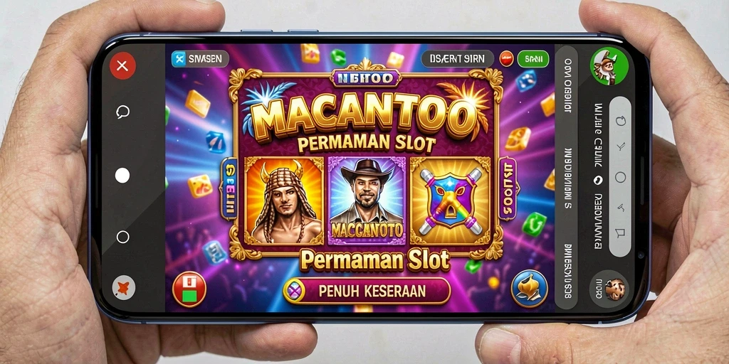 Tampilan menarik dari gameplay MACANTOTO di slot.