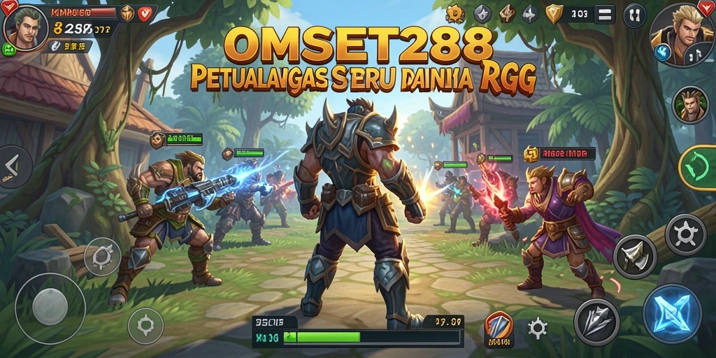 Cuplikan gameplay RPG yang seru dan berwarna dari OMSET288.