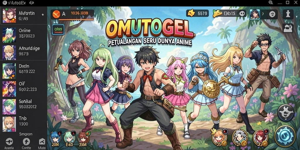 Tampilan gameplay yang menakjubkan dan karakter anime yang keren.