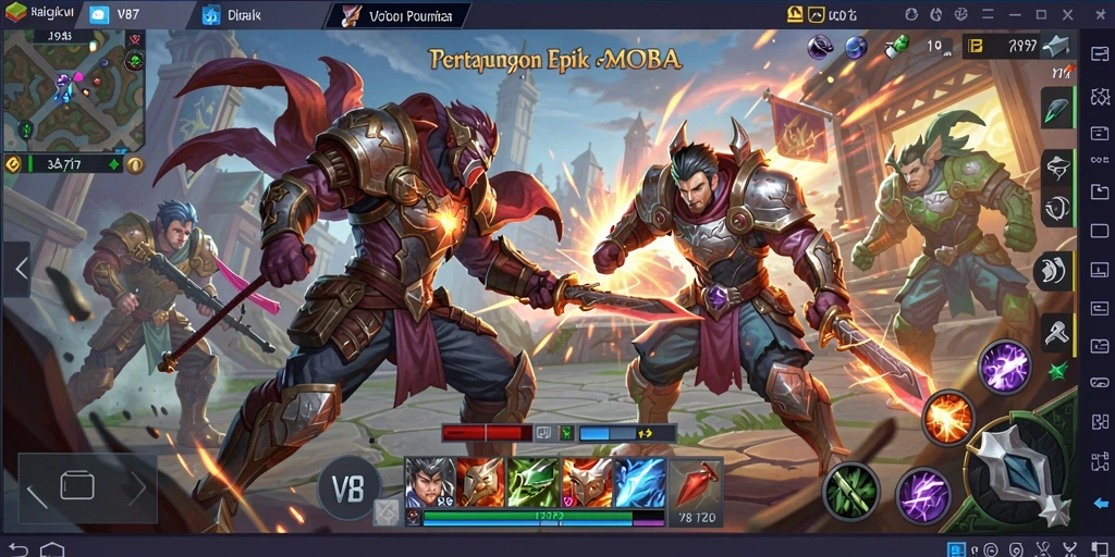 Gameplay seru dan strategi mendebarkan di V87