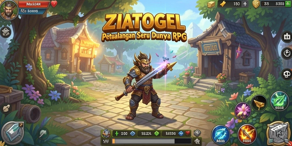 Tampilan gameplay ZIATOGEL dengan aksi pertarungan yang mendebarkan.